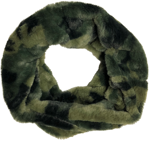 Camouflage Faux Fur Snood